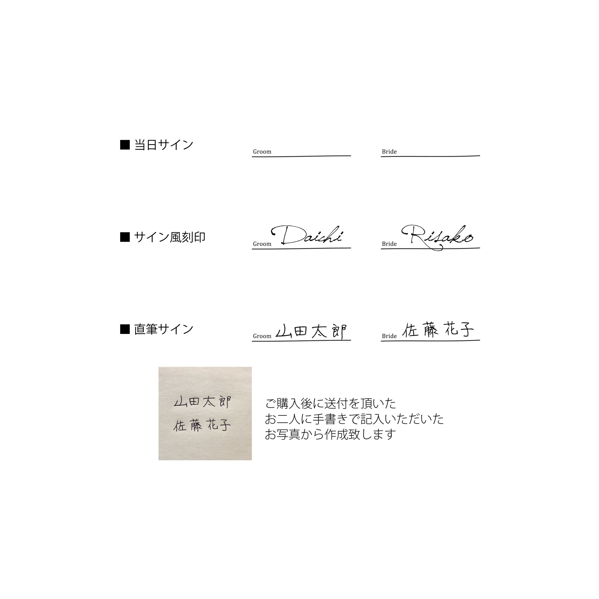 リースの結婚証明書