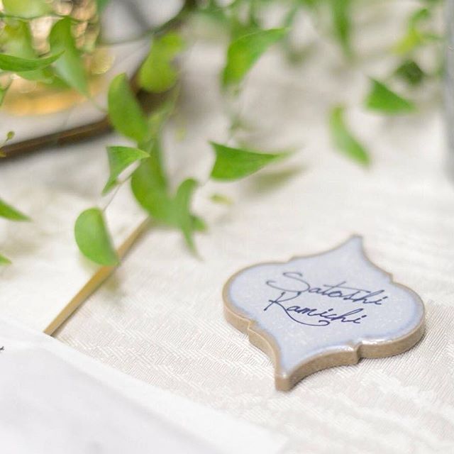 モロッカンネームプレート[席札] – moss*design