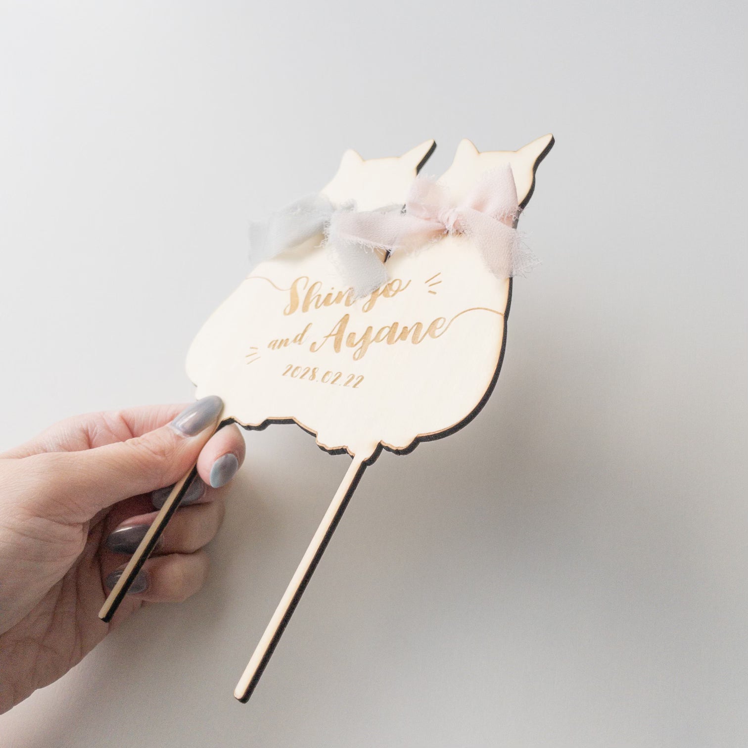 Two Cats Cake Topper