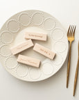 Jenga Block Place Cards