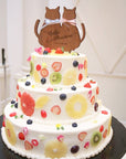 Two Cats Cake Topper