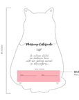 Cat marriage certificate [stand]