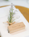 Ecoblock place cards