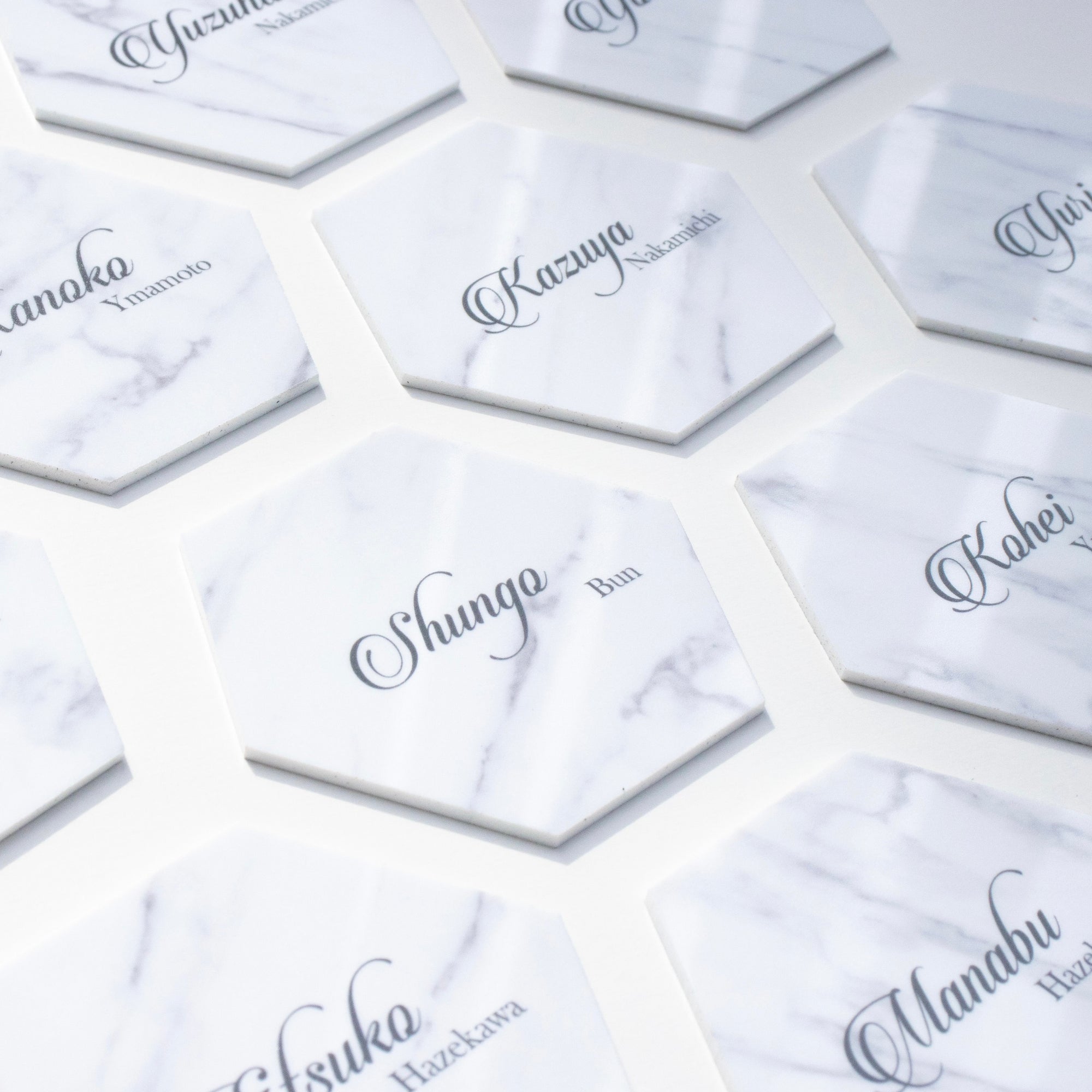 Marble place cards