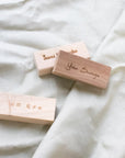 Ecoblock place cards