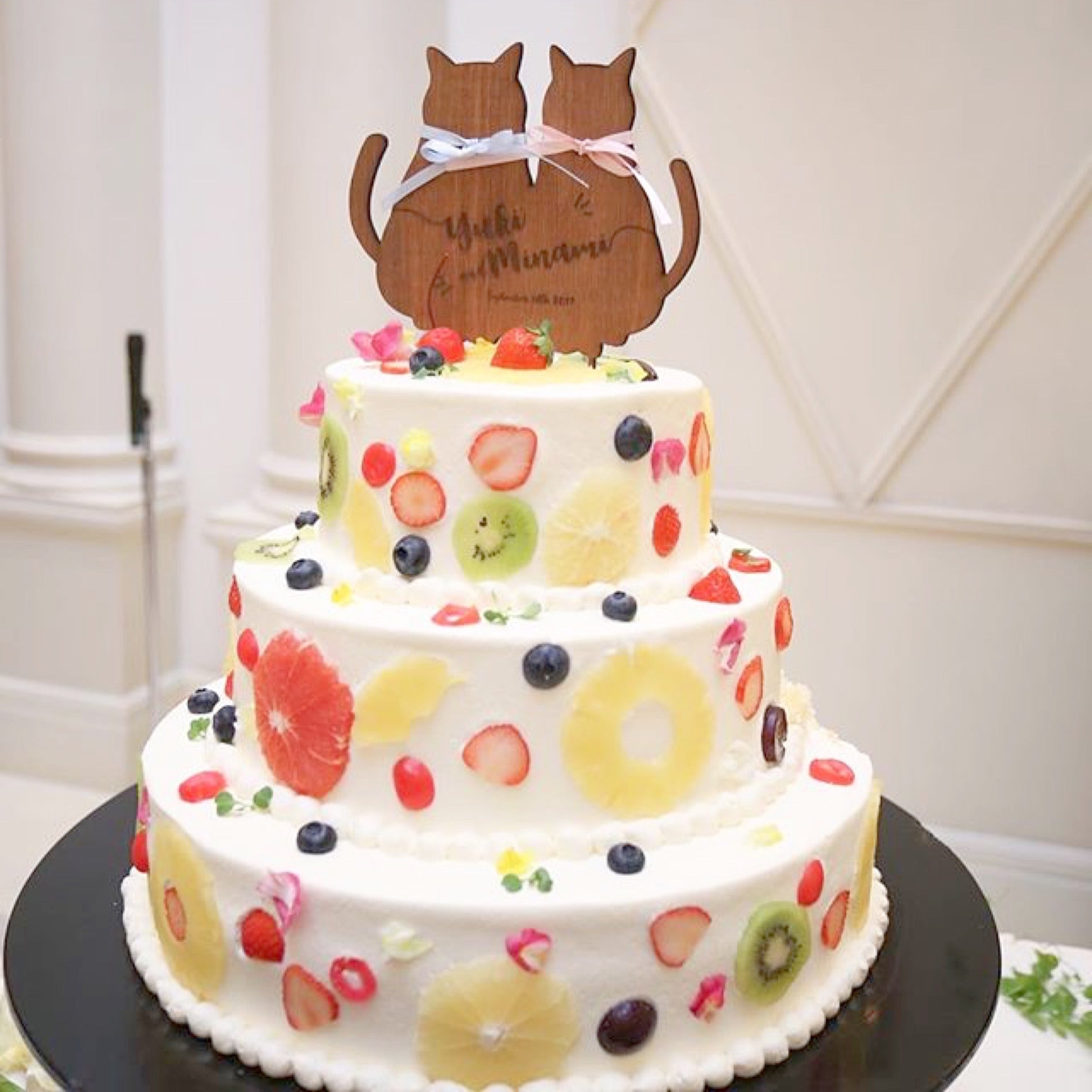 Two Cats Cake Topper