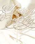Calligraphy Cake Topper